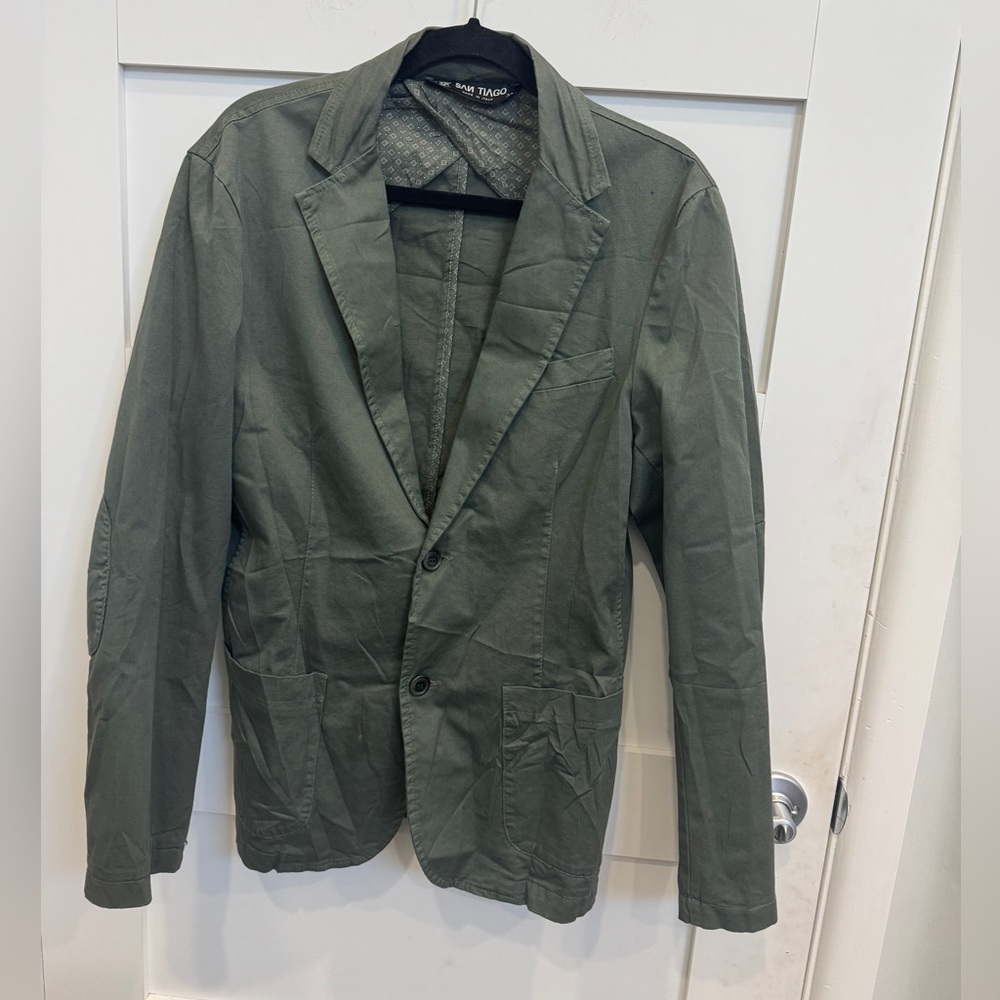 Men's Green Blazer made in Italy
